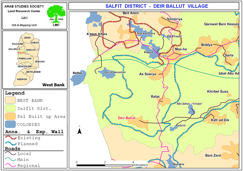Olive Tree Cutting and Destruction in Deir Ballout Village by the Israeli Army | LRC