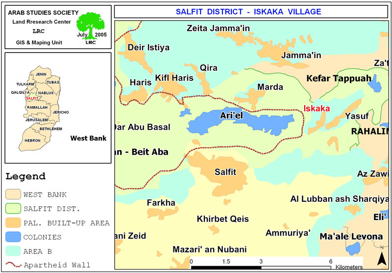 Start of Expansion of the Settlement Outpost "Nofei Nehemia" on the Lands of Iskaka Village / Salfit Governorate | LRC