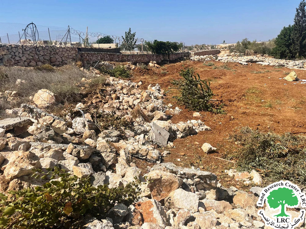 The Occupation Forces Ravage and Uproot Lands in Beit Ula/ west of Hebron | LRC