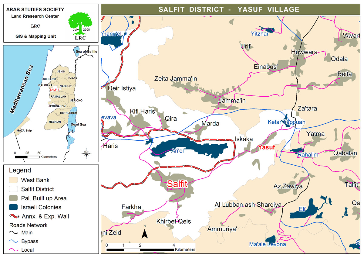 Settlers Vandalize a Water Well and Cut Down 15 Olive Trees in Yasuf Village/  South of Salfit | LRC