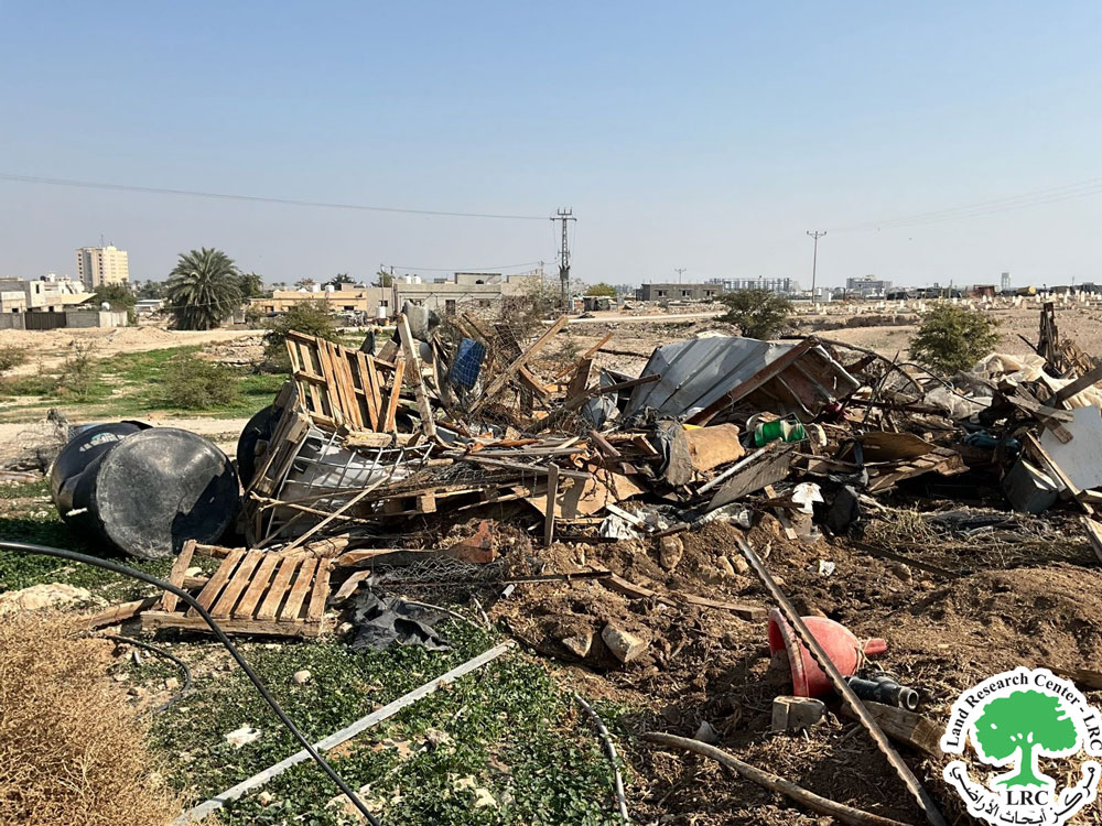 Demolition Agricultural Barracks in Aqbat Jaber area / south Jericho | LRC