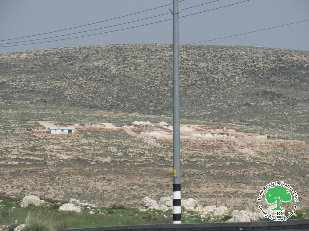 To Establishing a New Colonial Outpost… Settlers Bulldoze 6 Dunams from Deir Jrair Village / Ramallah Governorate | LRC