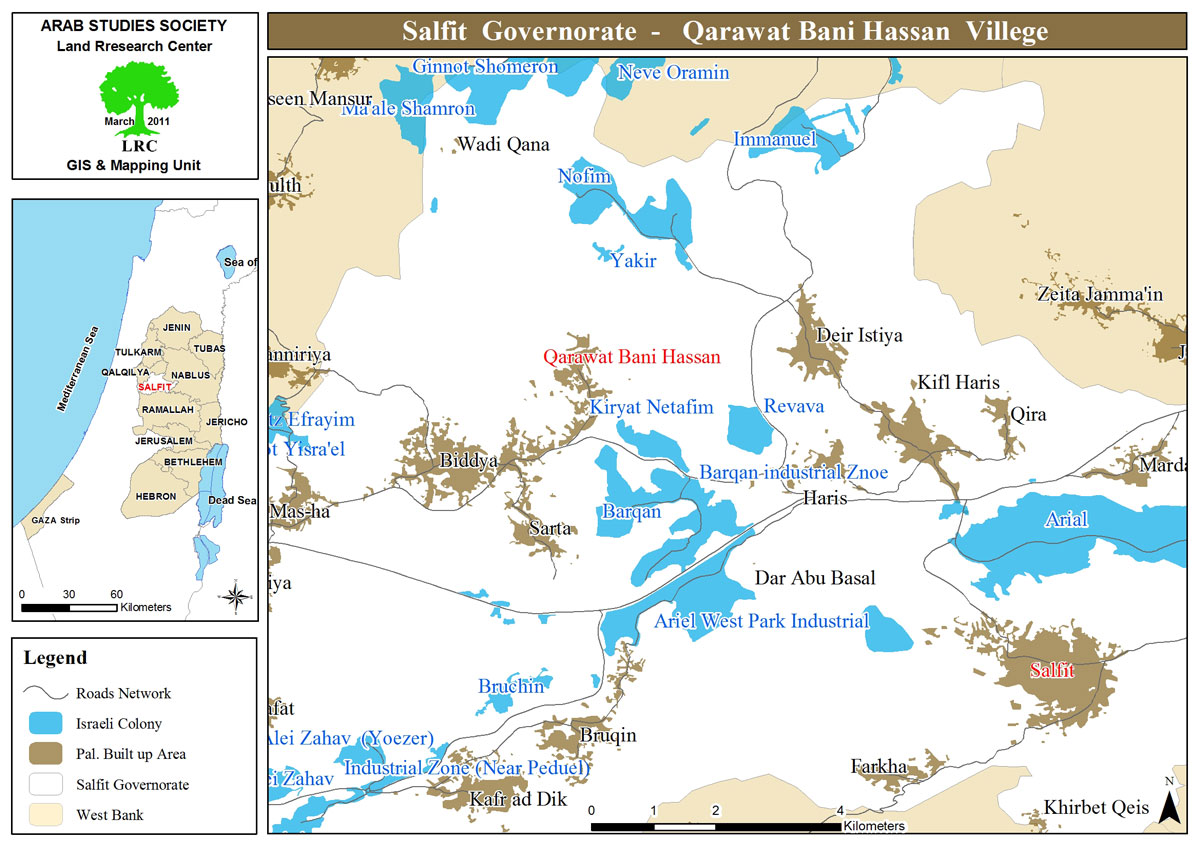Settlers Cutting Down and Destroying 40 Olive Trees in Qarawat Bani Hassan/ Salfit Governorate | LRC