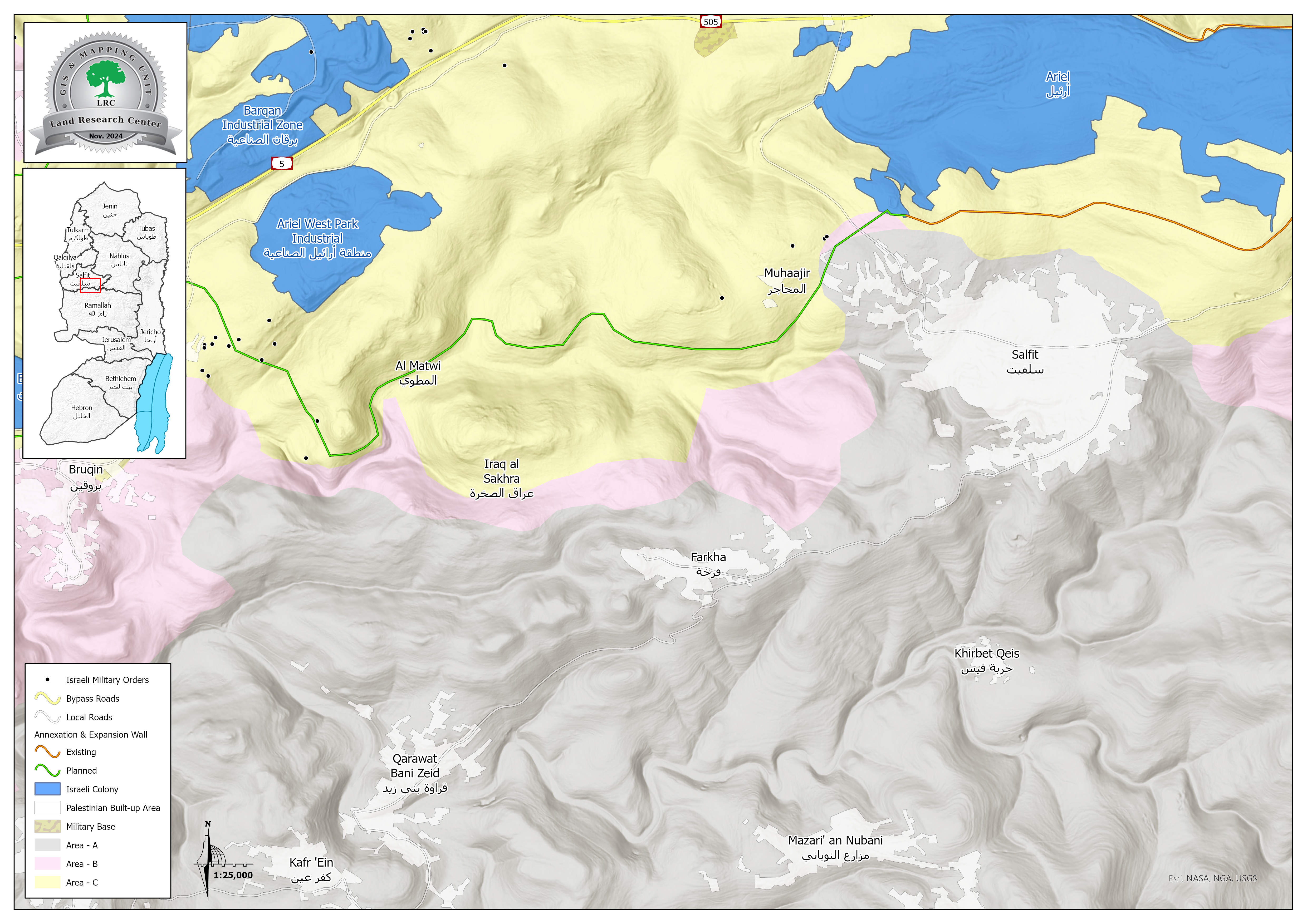 Establishing a New Settlement Outpost on the Lands  Farkha Village, West of Salfit | LRC