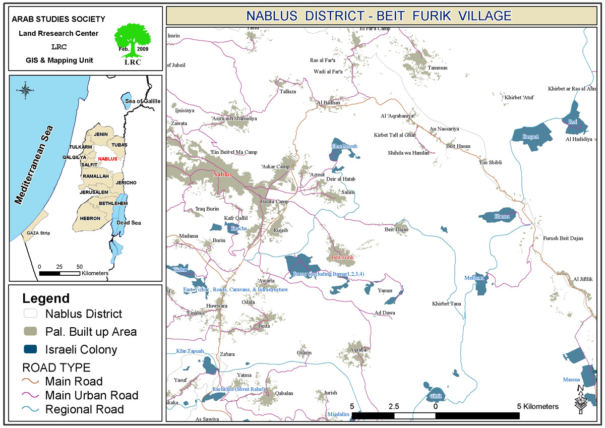 إحراق غرفتين زراعيتين ومركبة على يد المستعمرين في بلدة بيت فوريك / محافظة نابلس | LRC
