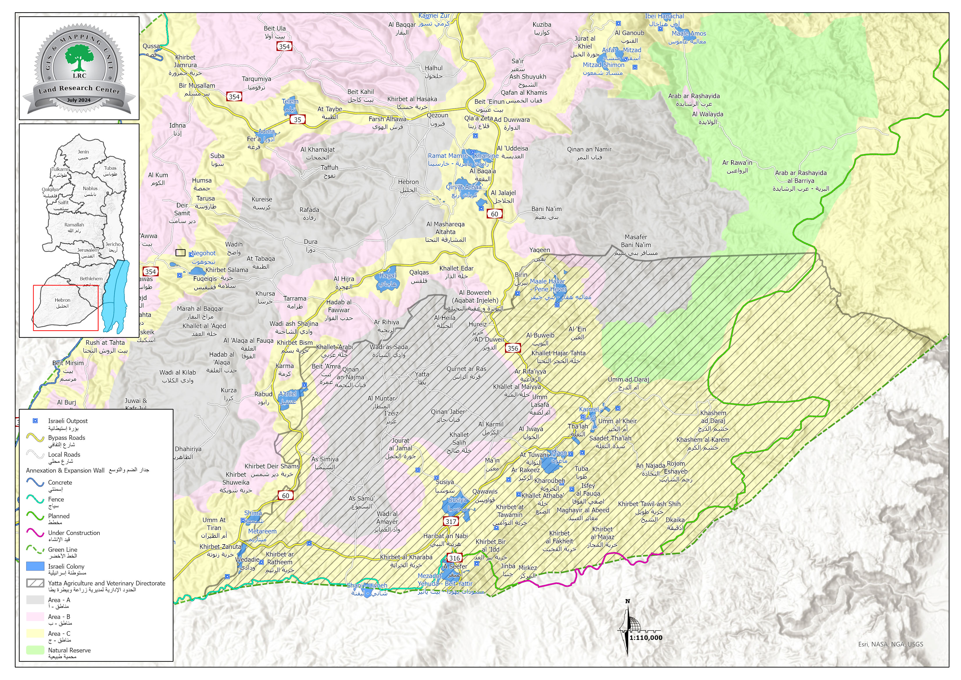 Settlers Cut  Down 42  Olive Seedlings in Al Dirat  Village East of Yatta , South of Hebron | LRC