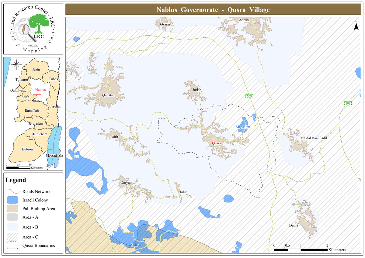 To connect ‘’Adi Ad’’ Settlement with a New Colonial Outpost….  New Colonial Road constructed on the Land of Qusra, south of Nablus Governorate | LRC