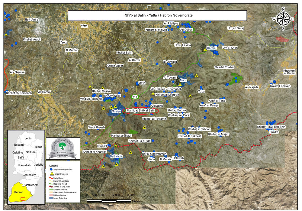 الاحتلال يهدم مسكناً ومنشأة زراعية لعائلة جبارين في قرية شعب البطم بمسافر يطا جنوب الخليل | LRC