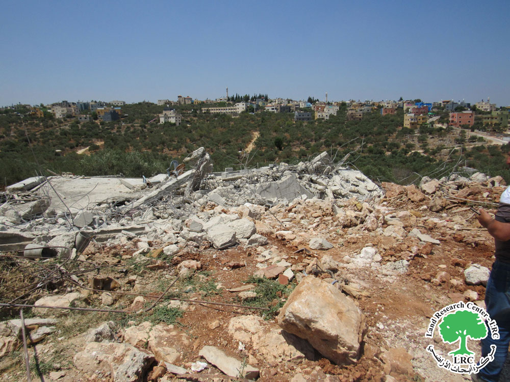 الاحتلال الإسرائيلي يهدم مسكن زراعي في قرية عزبة سلمان جنوب شرق مدينة قلقيلية | LRC