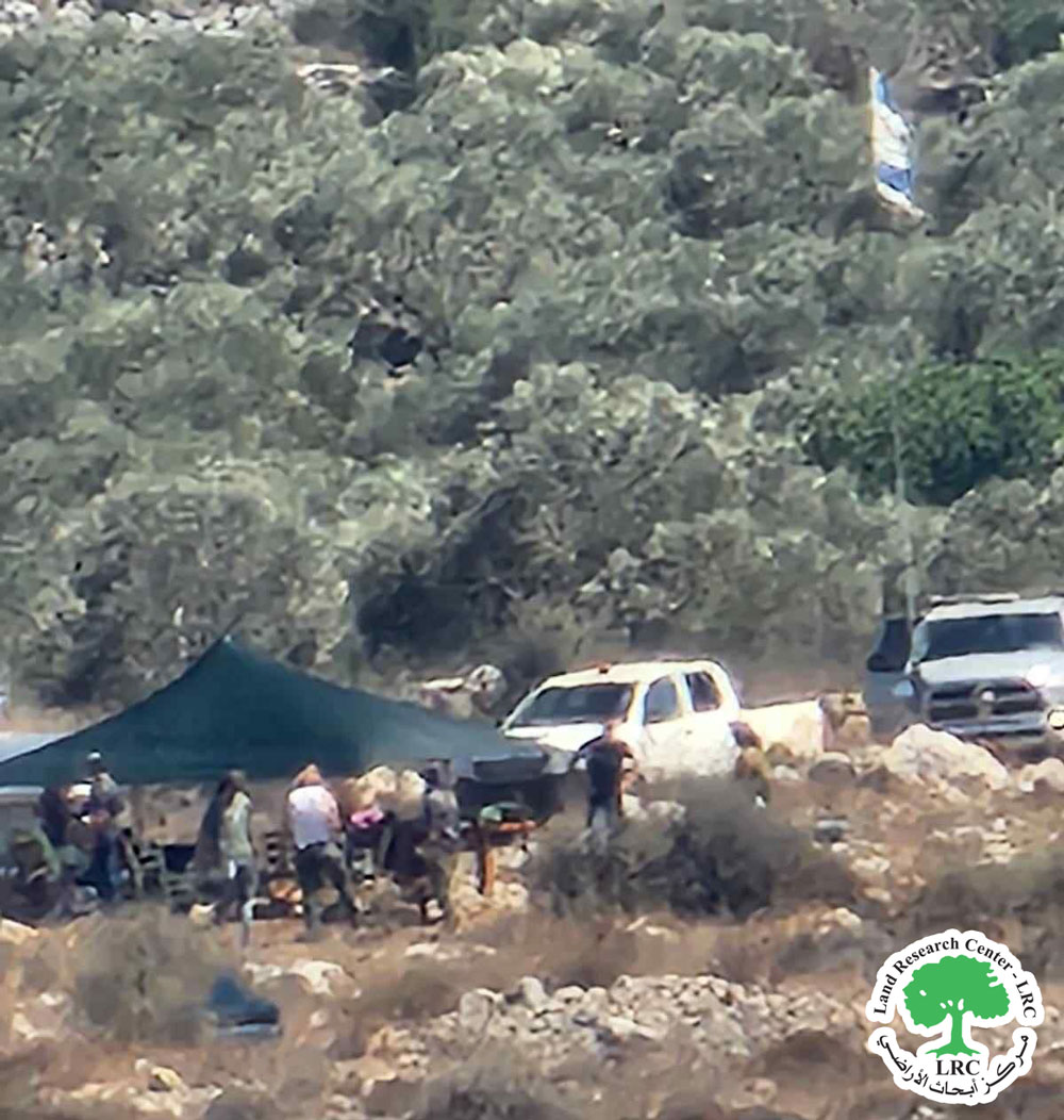 مستعمرون يقيمون بؤرة جديدة على أراضي بلدة دير إستيا غرب سلفيت | LRC