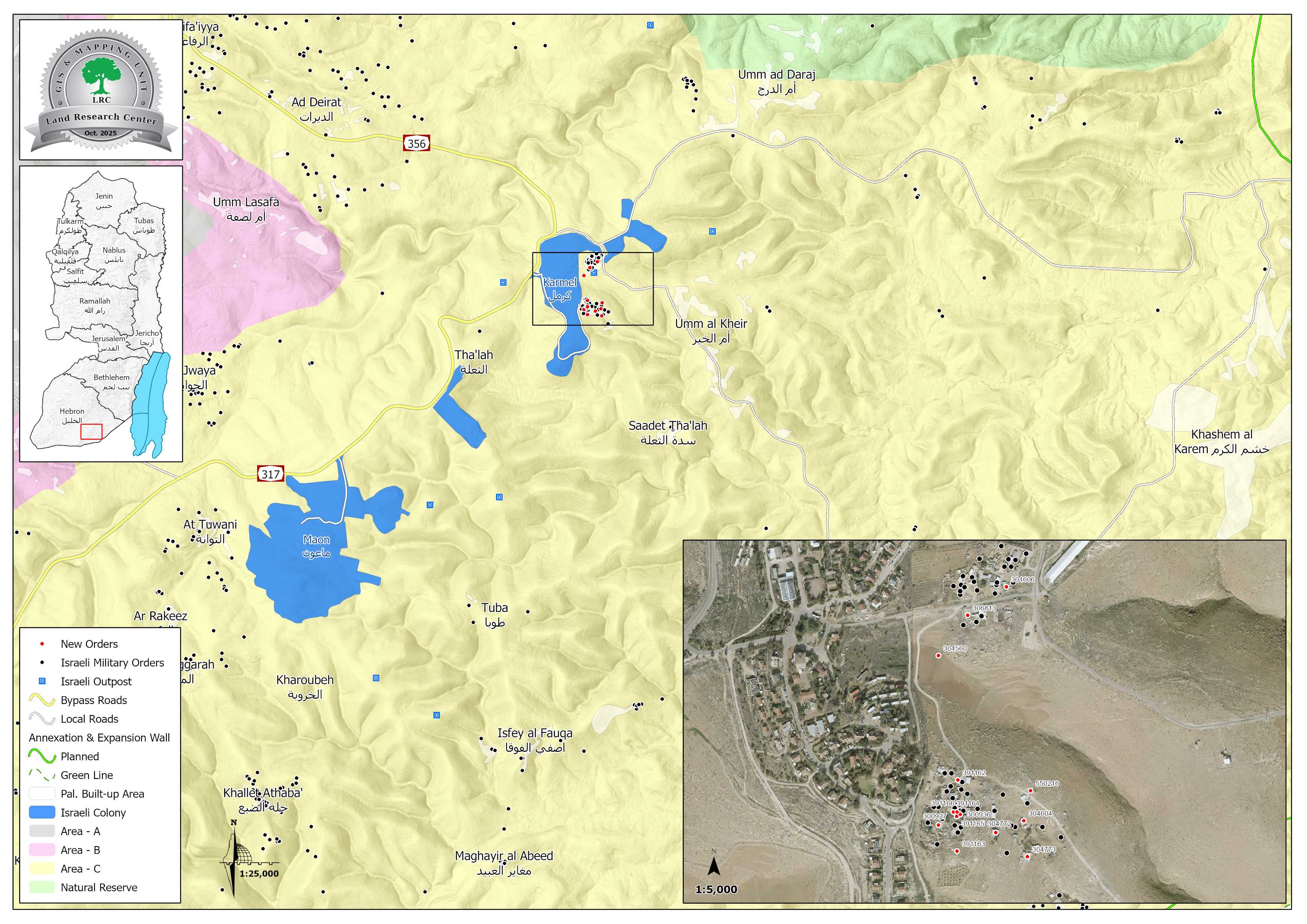 الاحتلال يسلم إخطارات هدم جماعية في خربة أم الخير بمسافر يطا / محافظة الخليل | LRC
